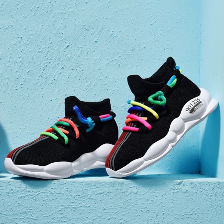Mesh Breathable Children's Sports Net Shoes Trend Flying Shoes